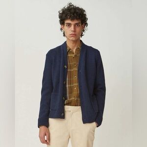 Corridor New York Men’s Cardigan -  Wool and Baby Alpaca